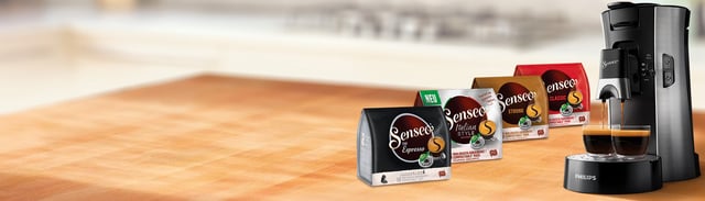 senseo homepage banner machine coffees